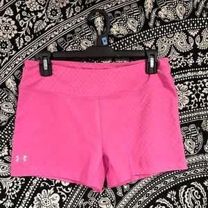 Women’s under armour spandex shorts, size medium